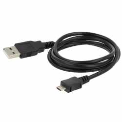 STK - Datenkabel Micro-USB Kabel M&auml;nnlich M&auml;nnlich Schwarz