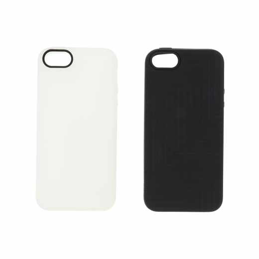 Belkin Schutzh&uuml;llen f&uuml;r iPhone 5 Flex Case Doppelpack wei&szlig; und schwarz - neu