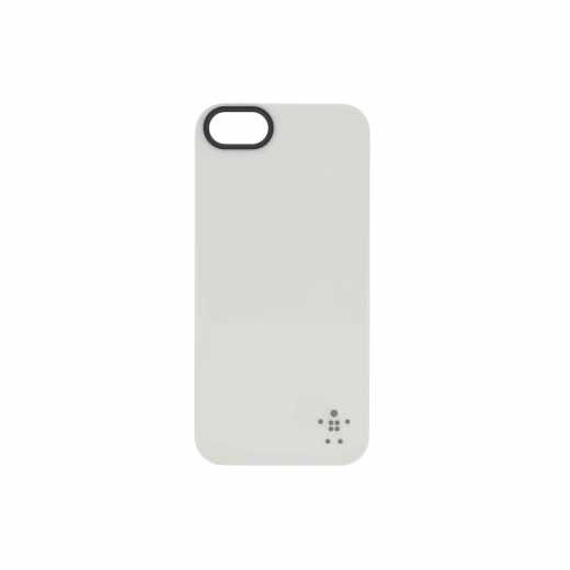 Belkin iPhone 5 5S und SE Schutzh&uuml;lle Acryl Shield Bumper Handyh&uuml;lle Schutz wei&szlig; - neu