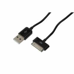 Networx 30 Pin Kabel auf USB Daten Ladekabel schwarz - neu