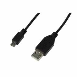 Networx USB 2.0 Typ A auf Micro Kabel 1m Smartphones schwarz