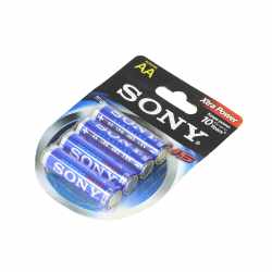 Sony Stamina Plus Batterie Alkaline 1,5 Volt Typ AA 4er Pack blau - neu