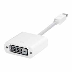 Apple Mini DisplayPort auf DVI-Adapter Kabel Projektor f&uuml;r MacBook wei&szlig; - neu