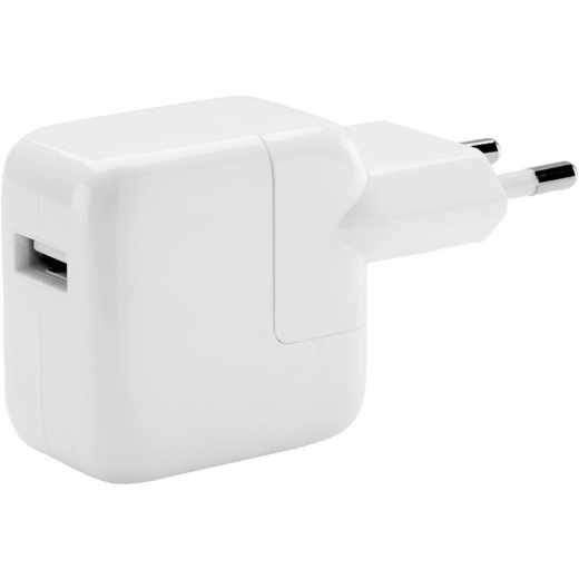 Apple 12W USB Power Adapter Ladeadapter Netzteil Ladeger&auml;t Reiseladeger&auml;t wei&szlig; - neu