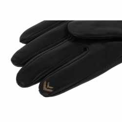 Isotoner SmarTouch Damenhandschuhe f&uuml;r Smartphone Tablet Gr&ouml;&szlig;e L Leder schwarz