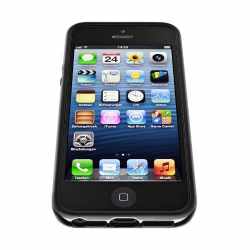 Artwizz Bumper Handyschutzh&uuml;lle gummierter Rand f&uuml;r Apple iPhone 5/5s schwarz - neu