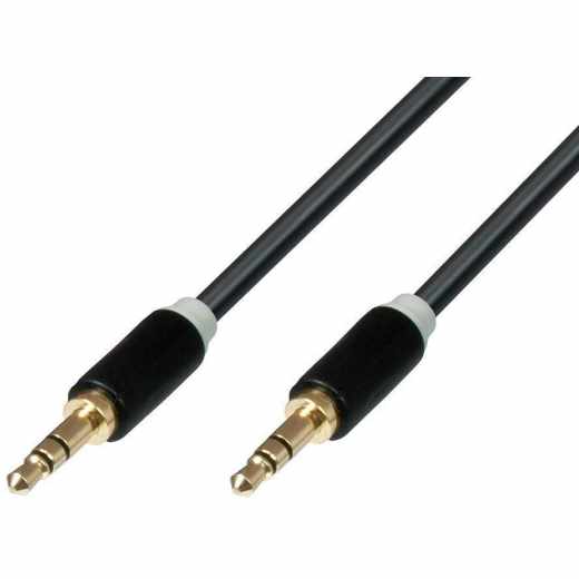 Networx Kabel Audio Anschlusskabel Klinke auf Klinke 0,5m schwarz - neu