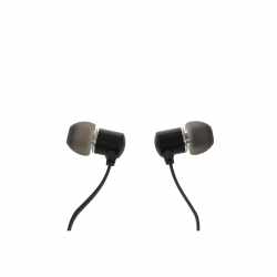 Networx In-Ear-Headset Kopfh&ouml;rer mit flachem Kabel 3,5mm Klinke schwarz