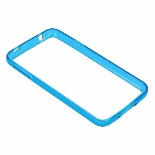 Networx Bumper Schutzh&uuml;lle Silicon Case f&uuml;r Samsung S5 blau - neu