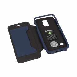 Krusell Malm&ouml; Schutzh&uuml;lle f&uuml;r Samsung Galaxy S5 mini BookCover Handyh&uuml;lle blau