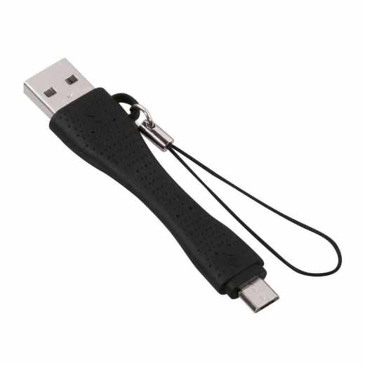 Networx Micro USB/USB Kabel Tiny Daten und Ladekabel schwarz - neu