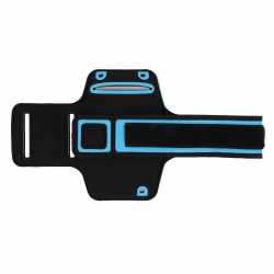 Networx Universal Sportarmband Neopren Handyhalterung Gr&ouml;&szlig;e S blau - neu