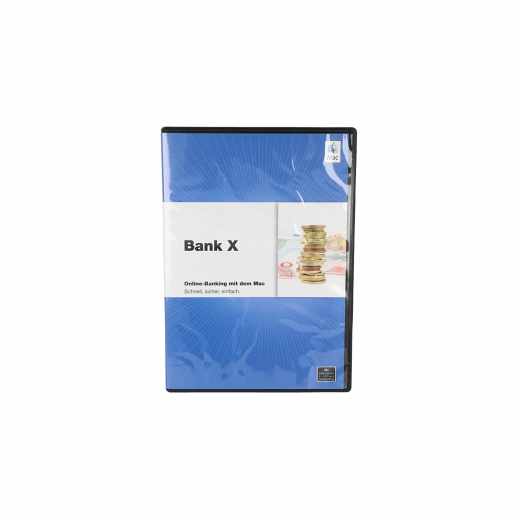 Bank X 6 Onlinebanking-Software f&uuml;r Mac pers&ouml;nliche Finanzen deutsch blau