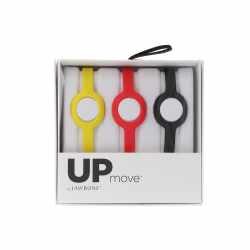 Jawbone UP Move Standard-Armband 3-er Pack f&uuml;r UP Move Tracker schwarz/rot/gelb