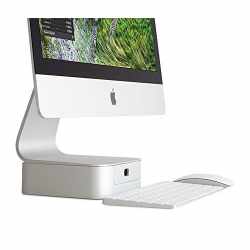 RAIN Design mBase St&auml;nder f&uuml;r iMac 21,5Zoll Bildschirmstand silber - neu