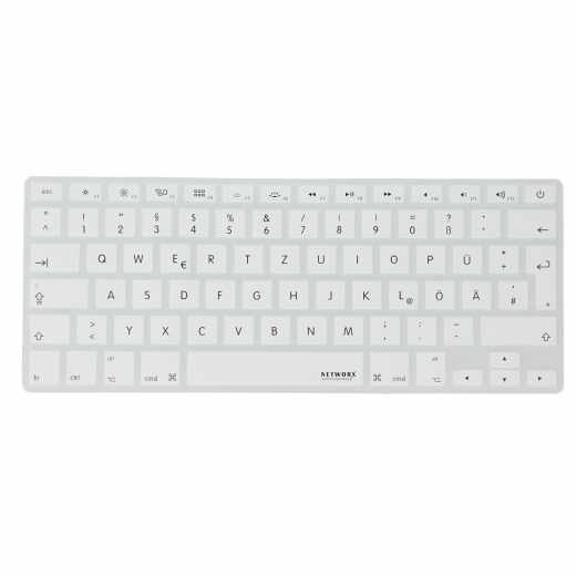 Networx Keyboard Cover Schutzfolie Apple MacBook Wireless Schutzh&uuml;lle wei&szlig; - neu