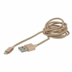 Networx Premium Lightning Kabel Lightning auf USB 1m Apple iPhone Datenkabel gold - neu