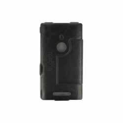 Bugatti Lumia 925 UltraThin BookCase Leder Handy Tasche Handyh&uuml;lle schwarz
