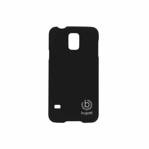 bugatti Clip-On Cover Handyh&uuml;lle f&uuml;r Samsung Galaxy S5 schwarz - neu