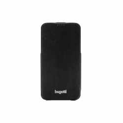 Bugatti Samsung Galaxy S5 FlipCase Geneva Leder Handy Tasche Schutzh&uuml;lle schwarz
