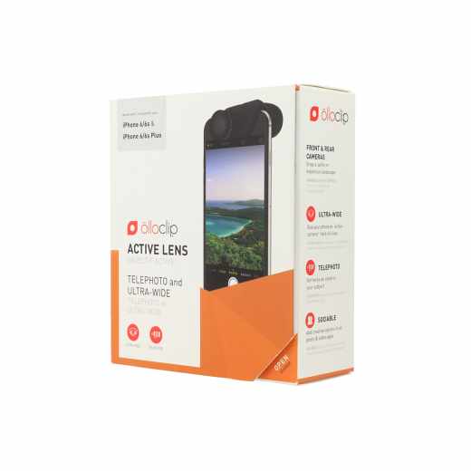 olloclip Active Lens Set Kameraojektiv f&uuml;r iPhone 6/6s/6+/6s+ schwarz