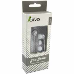 Jivo Jellies InEar Kopfh&ouml;rer Ohrh&ouml;rer Vanilla kabelgebunden mobiler Audioplayer wei&szlig;