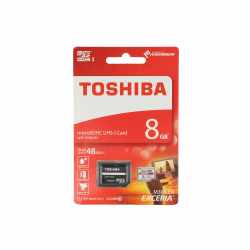 Toshiba microSD 8GB Class10 inkl. Adapter Micro SDHC Speicherkarte wei&szlig;