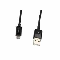 Networx Lightning Kabel, USB auf Lightning Kabel 2m f&uuml;r iPhone und iPad schwarz