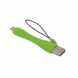 Networx Tiny Ladekabel Datenkabel Micro USB Kabel Micro-USB-Adapter gr&uuml;n