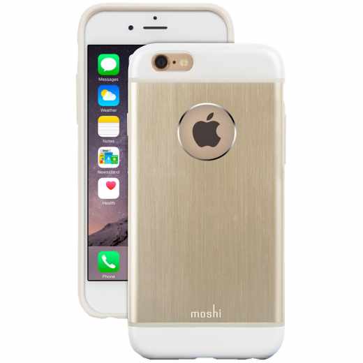 Moshi iGlaze Amour Apple iPhone f&uuml;r 6/6s Schutzh&uuml;lle Case Cover Spacesuit gold