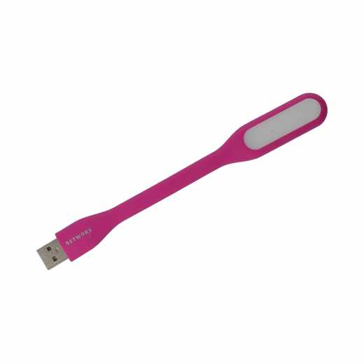 Networx USB LED Lampe Laptop Leuchte pink