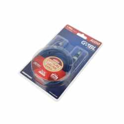 G&amp;BL Opto-digital Kabel Tosllink blau 1,0m 24 Karat goldplatiniert