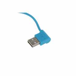 Networx Flaschen&ouml;ffner mit USB-auf-Micro-USB-Kabel - blau