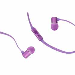 Networx In-Ear-Headset Kopfh&ouml;rer Kabel, 3,5 mm Klinke lila
