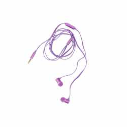Networx In-Ear-Headset Kopfh&ouml;rer Kabel, 3,5 mm Klinke lila