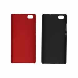Networx Rubber Case 2 f&uuml;r 1 F&uuml;r Huawei P8 Lite schwarz und rot - neu