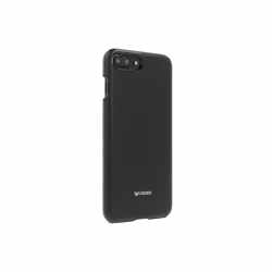 Mozo hochwertige Handyschale Lederschutzh&uuml;lle f&uuml;r iPhone 7 Plus Cover, schwarz