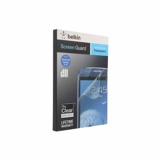 Belkin Displayschutzfolie Screen Guard f&uuml;r Samsung Galaxy S3 transparent