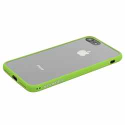Networx Hybrid Case f&uuml;r Apple iPhone 7/8 Schutzh&uuml;lle Handyh&uuml;lle Schale gr&uuml;n/klar