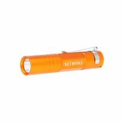 Networx Taschenlampe Flash Lihght FL-70 LED Licht mit Clip orange