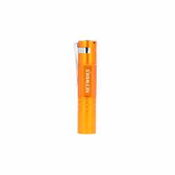 Networx Taschenlampe Flash Lihght FL-70, orange, LED Licht mit Clip