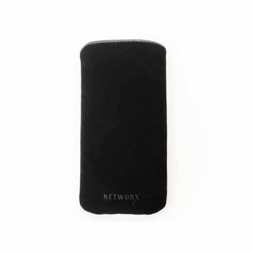 Networx Universal Neopren Handy-Schutzh&uuml;lle Pouch Gr. M 5,2 Zoll 13,2 cm schwarz