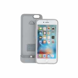 moshi iGlaze Handyschale mit integriertem Akku f&uuml;r Apple iPhone 6/6s Titanium