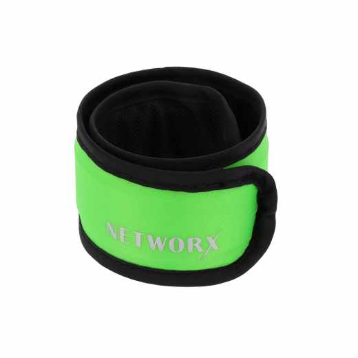 Networx Glowing LED-Armband Leuchtband zum Joggen gr&uuml;n