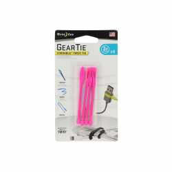 Nite Ize Gear Tie Kabelbinder Size 3 4er Pack Organizer Smartphones pink - neu