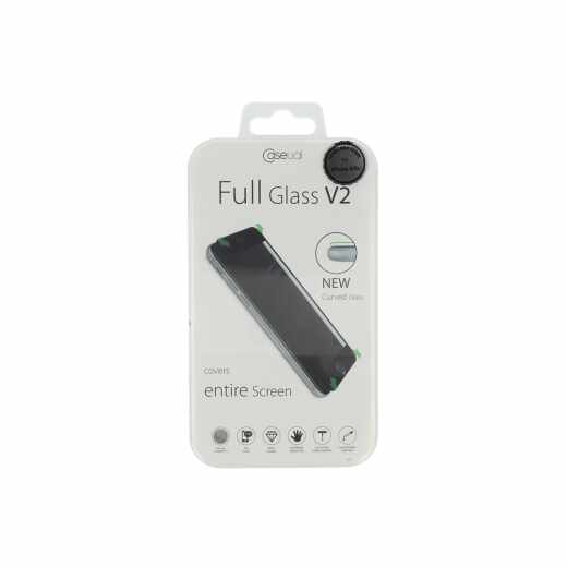 CASEual Full Glass V2 Displayschutz Schutzglas Apple iPhone 6/6s 7 u 8 9H schwarz - neu