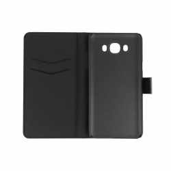 XQISIT Slim Wallet Case Schutzh&uuml;lle Tasche f&uuml;r Samsung Galaxy J7 (2016) schwarz