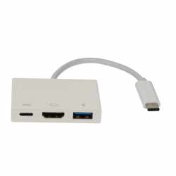 Artwizz USB-C Adapter auf HDMI und USB-A Verteiler wei&szlig;
