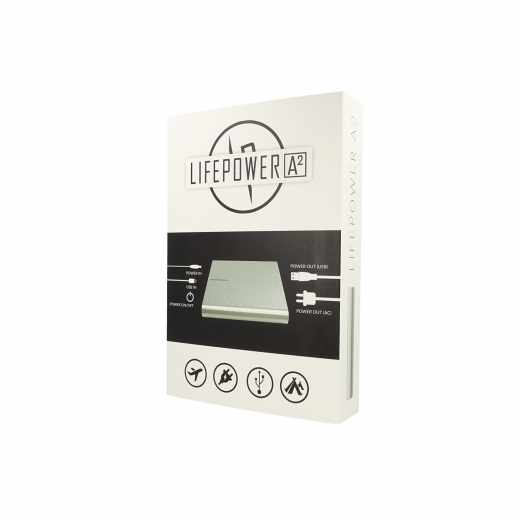 LifePower PowerBank A2S Powerpack Akku 20800mAh Smartphone Tablet silber