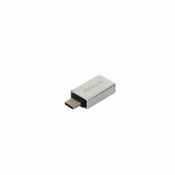 Networx USB 3.0 auf USB-C Adapter Aluminium Stecker silber